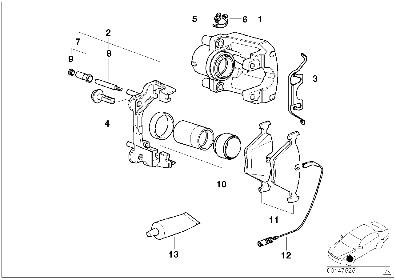 BMW 34116761280 - Set placute frana,frana disc aaoparts.ro