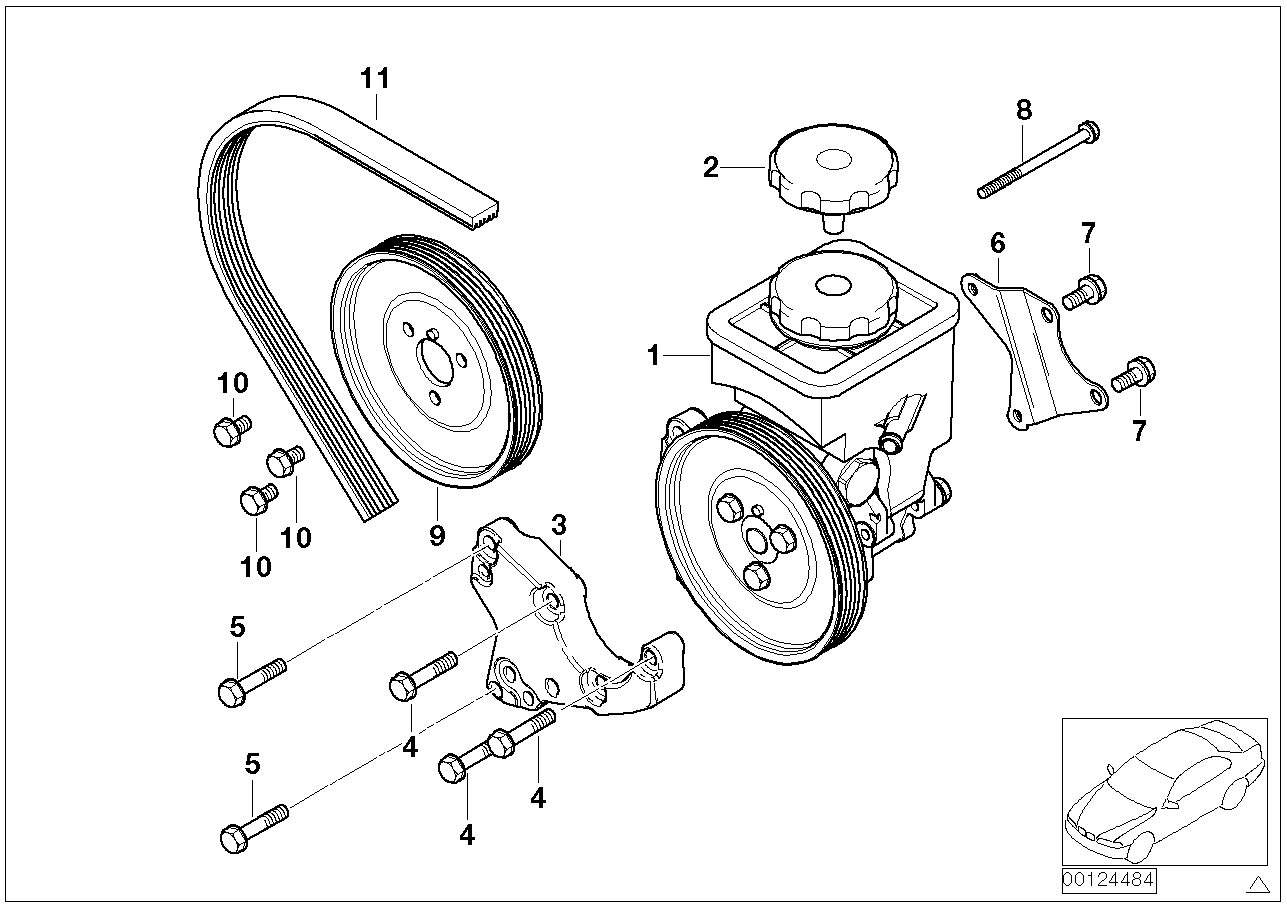 BMW 32 41 1 095 749 - Pompa hidraulica, sistem de directie aaoparts.ro