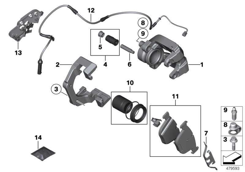 BMW 34216761285 - Set placute frana,frana disc aaoparts.ro