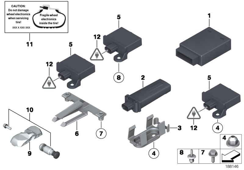 Mobiletron TX-S003 - Senzor, sistem de control al presiunii pneuri aaoparts.ro