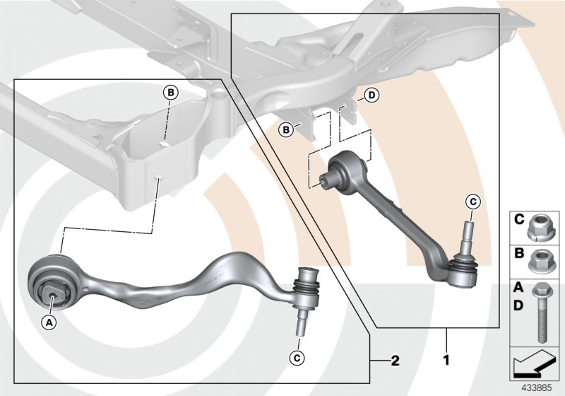 BMW 31 12 2 409 598 - Brat, suspensie roata aaoparts.ro