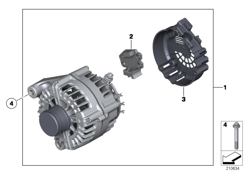 Mini 12 31 8 509 023 - Fulie, alternator aaoparts.ro