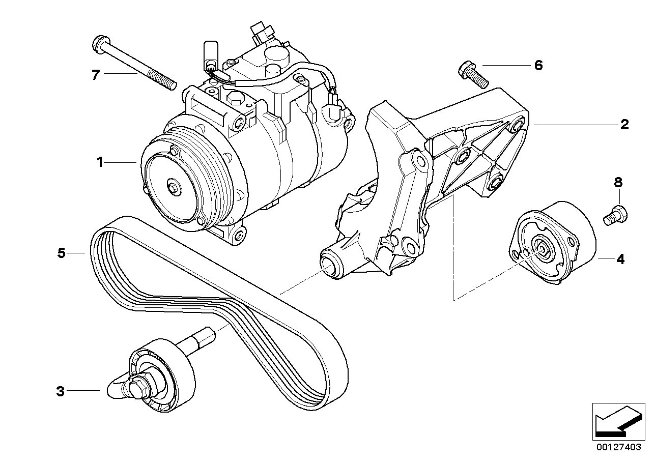 BMW 1128 7 512 762 - Curea transmisie cu caneluri aaoparts.ro