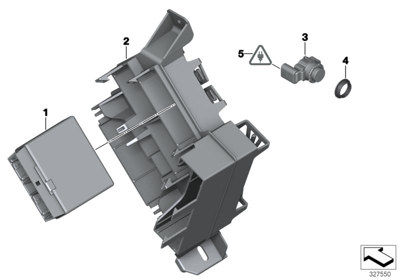 BMW 66 20 9 261 581 - Sensor, ajutor parcare aaoparts.ro