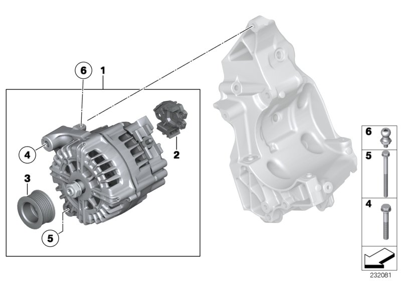 BMW 12317808075 - Generator / Alternator aaoparts.ro