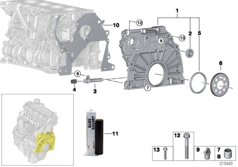 BMW 11 14 7 797 491 - Garnitura, distributie aaoparts.ro