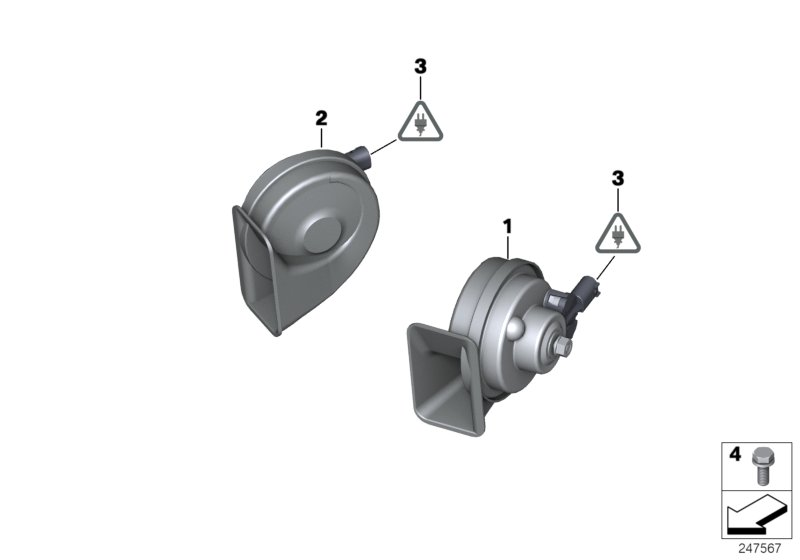 HELLA 3FH 012 010-041 - Claxon aaoparts.ro