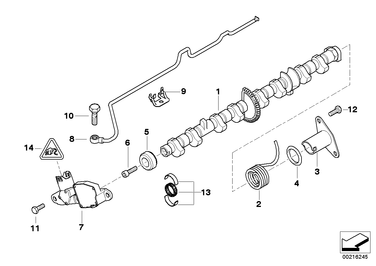 BMW 11 37 7 615 379 - Bucsi ax cu came aaoparts.ro