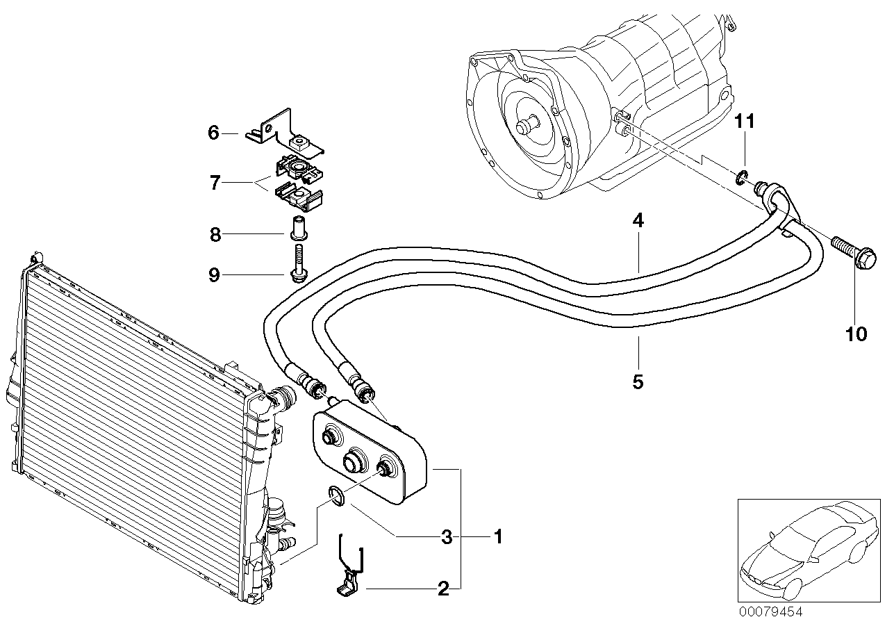 BMW 17 22 7 505 826 - Radiator racire ulei, cutie de viteze automata aaoparts.ro