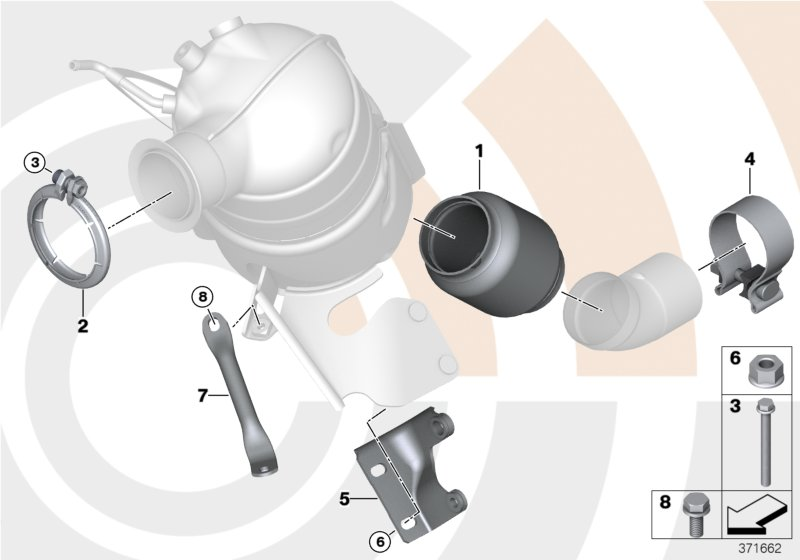 BMW 18 30 7 803 523 - Teava flexibila, esapament aaoparts.ro