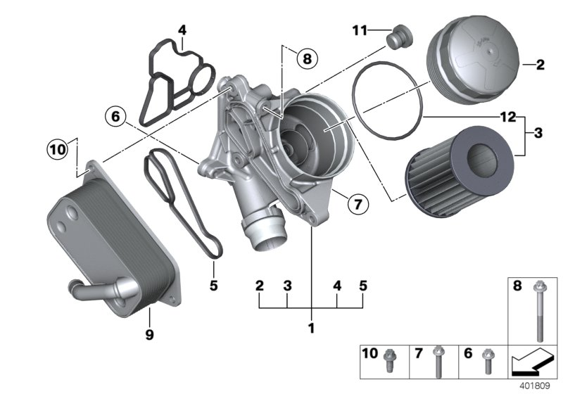 BMW 11 42 7 640 862 - Filtru ulei aaoparts.ro