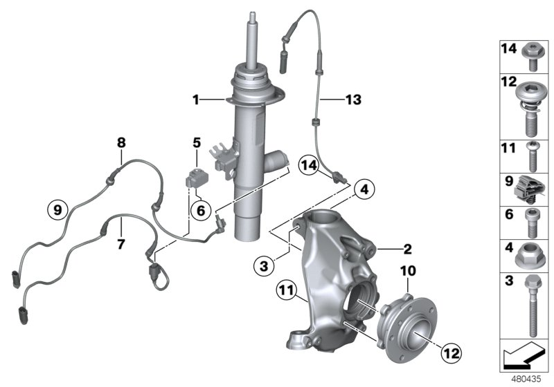 Rolls-Royce 31 20 6 795 249 - Set reparatie, suspensie aaoparts.ro