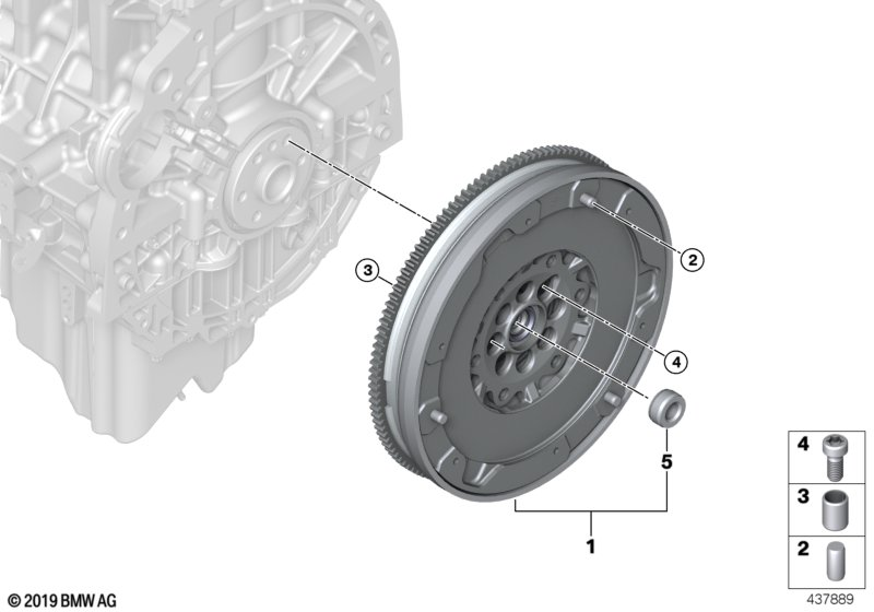 BMW (BRILLIANCE) 21207594444 - Volanta aaoparts.ro