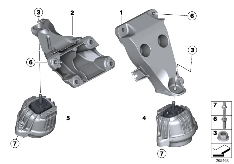 Kamoka 890953 - Suport motor aaoparts.ro