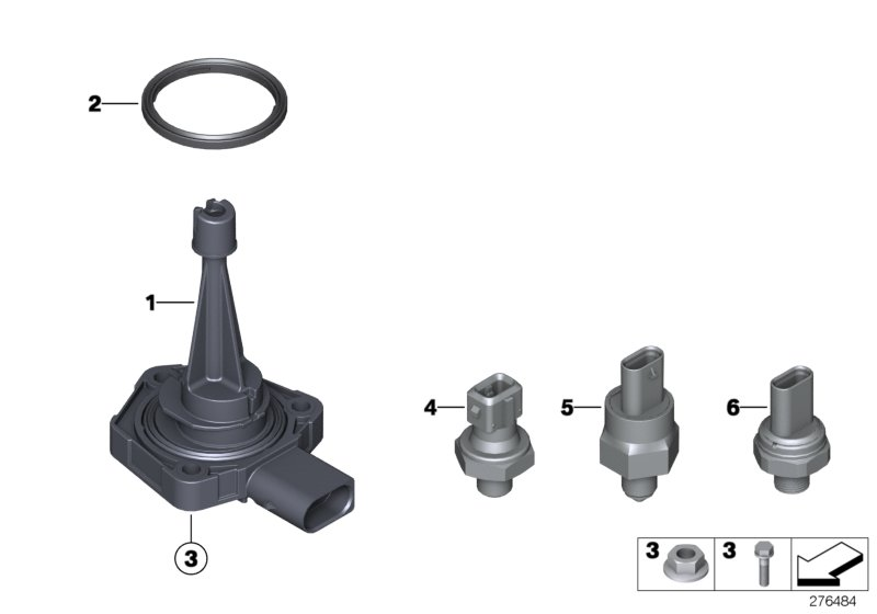 HELLA 6PR 013 680-131 - Senzor,nivel ulei motor aaoparts.ro