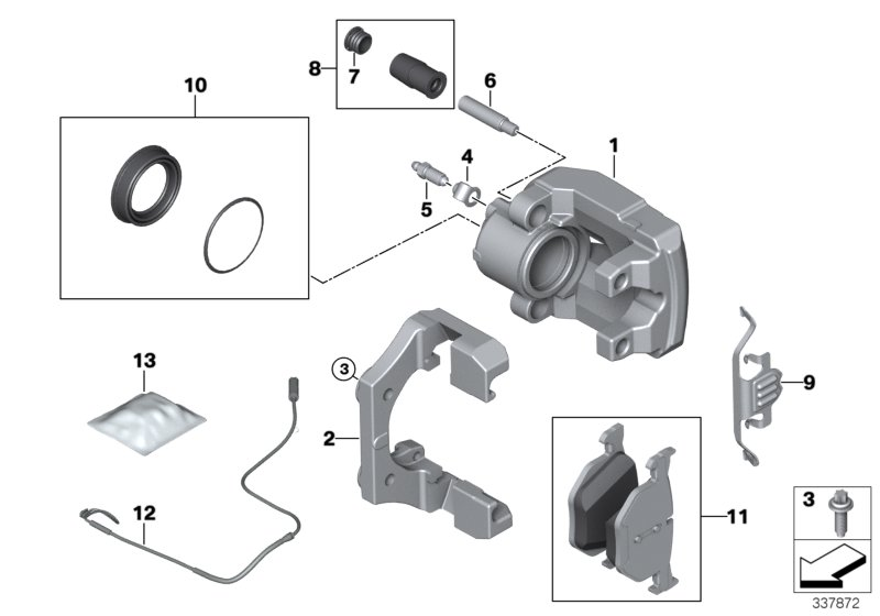 BMW 34216868497 - Set placute frana,frana disc aaoparts.ro