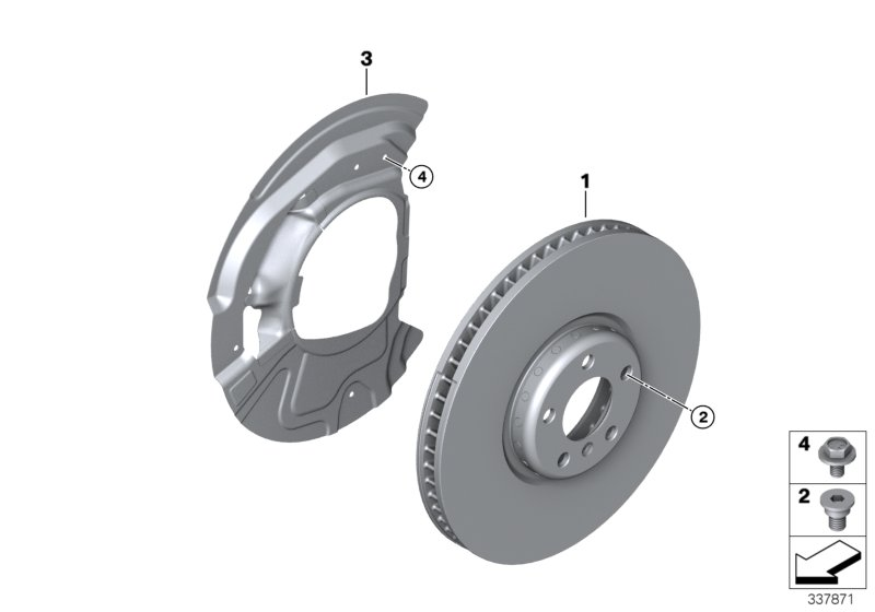 BMW 34116886478 - Disc frana aaoparts.ro