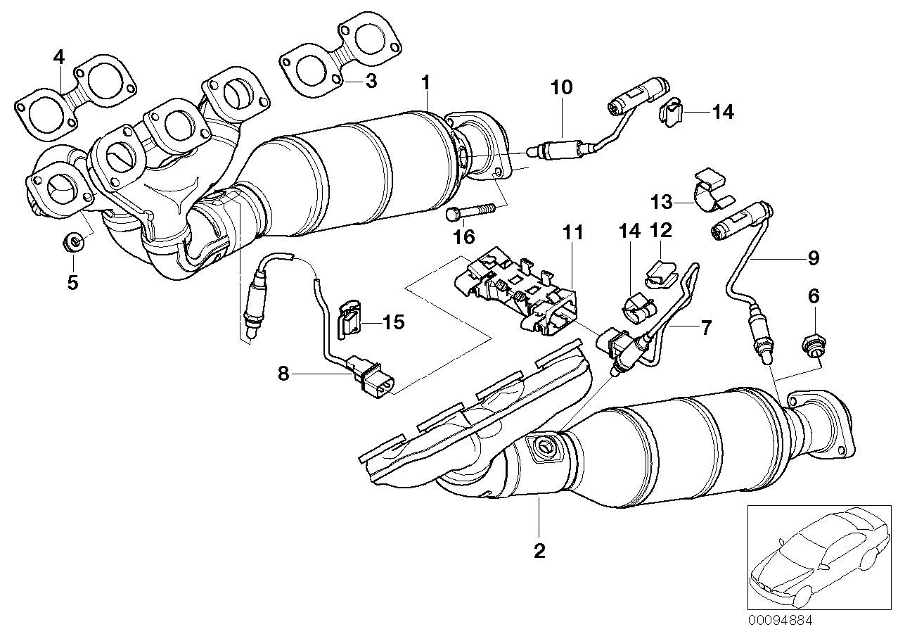 BMW 11 78 7 539 126 - Sonda Lambda aaoparts.ro