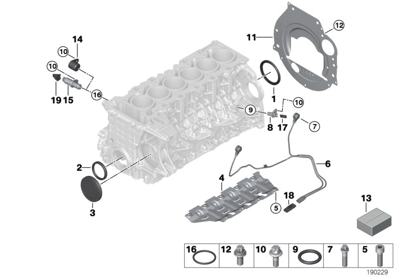 BMW 11 11 7 587 168 - Simering, arbore cotit aaoparts.ro