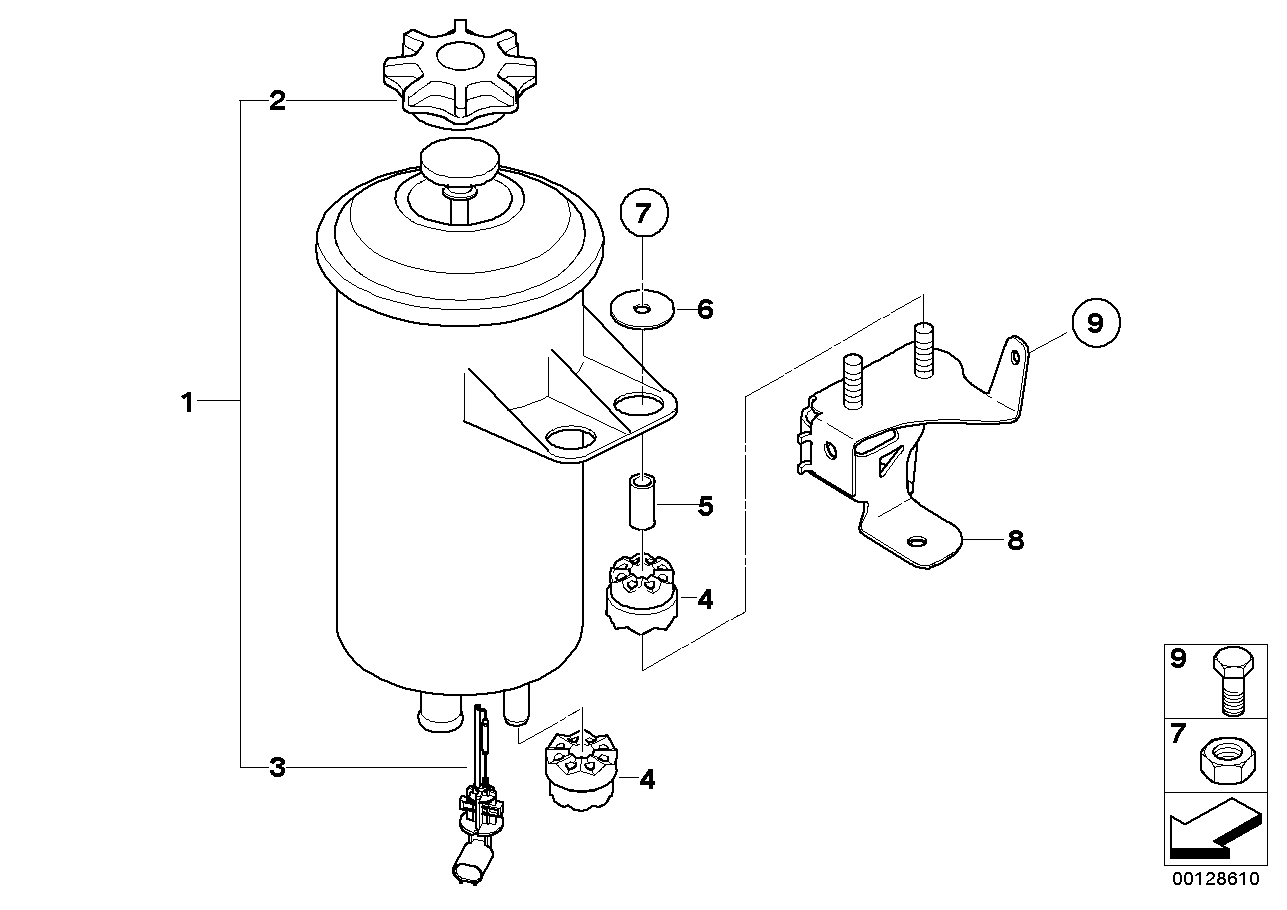 MTR 13047819 - Rezervor, ulei hidraulic servo-directie aaoparts.ro