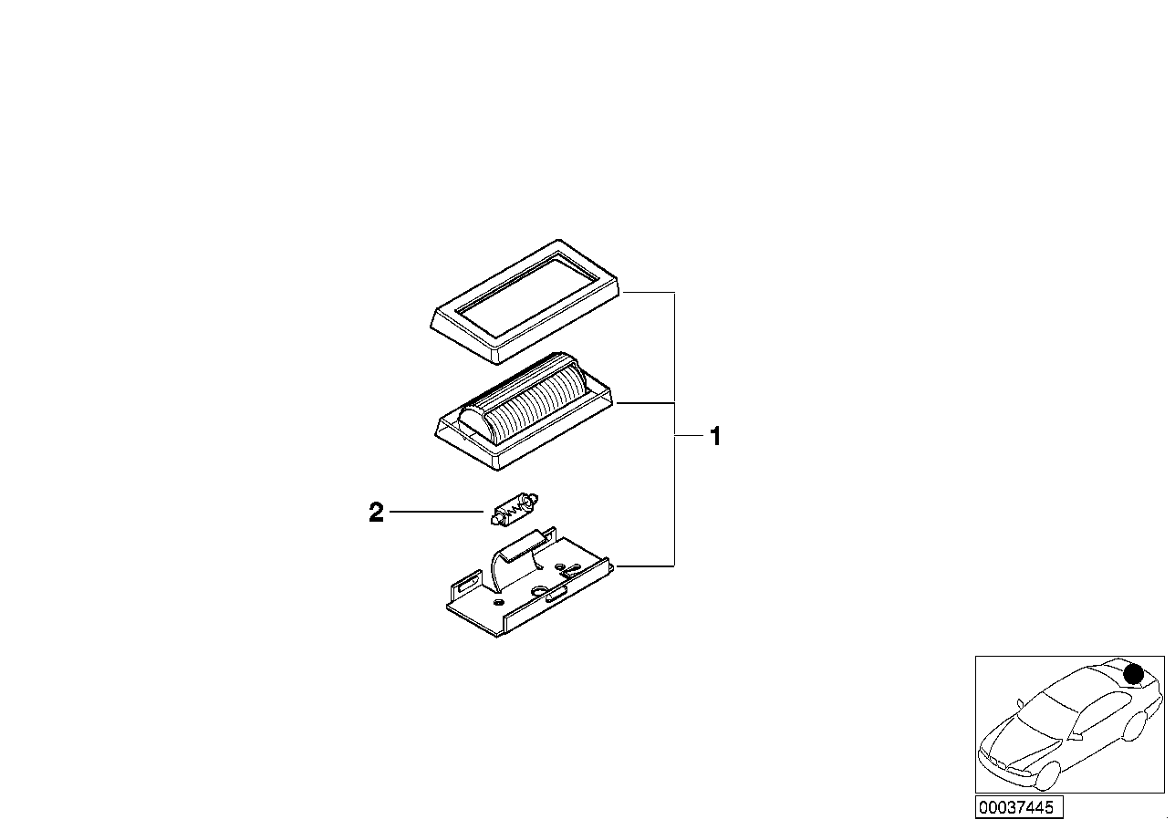 BMW 63 31 2 137 742 - Bec, lumini bord aaoparts.ro