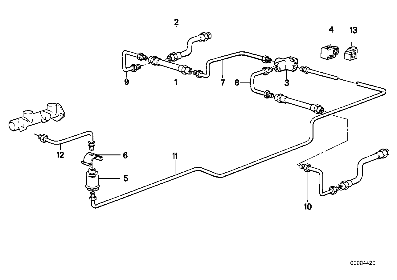 BMW 34321159878 - Furtun frana aaoparts.ro