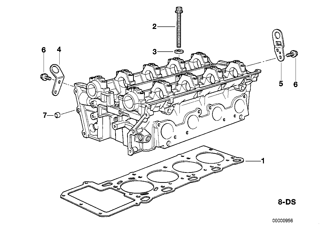 BMW 11 12 1 736 348 - Garnitura, chiulasa aaoparts.ro