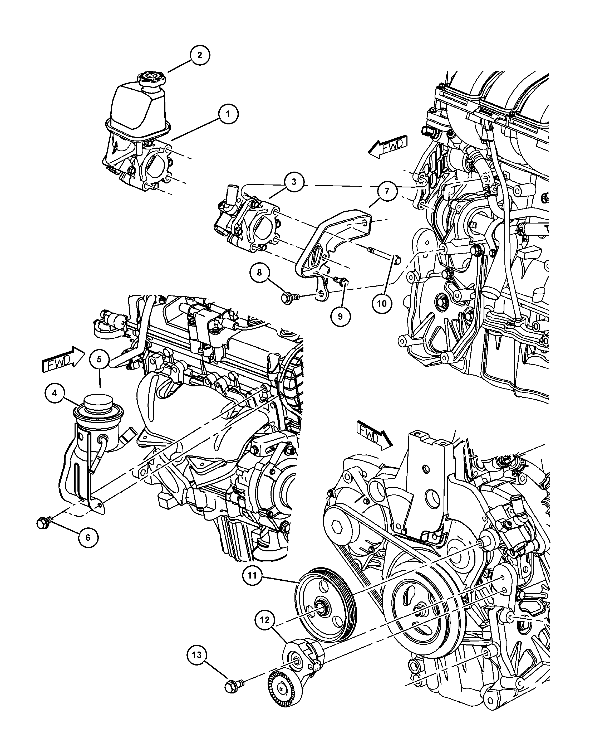 FCA 4668 509AC - Intinzator curea, curea distributie aaoparts.ro