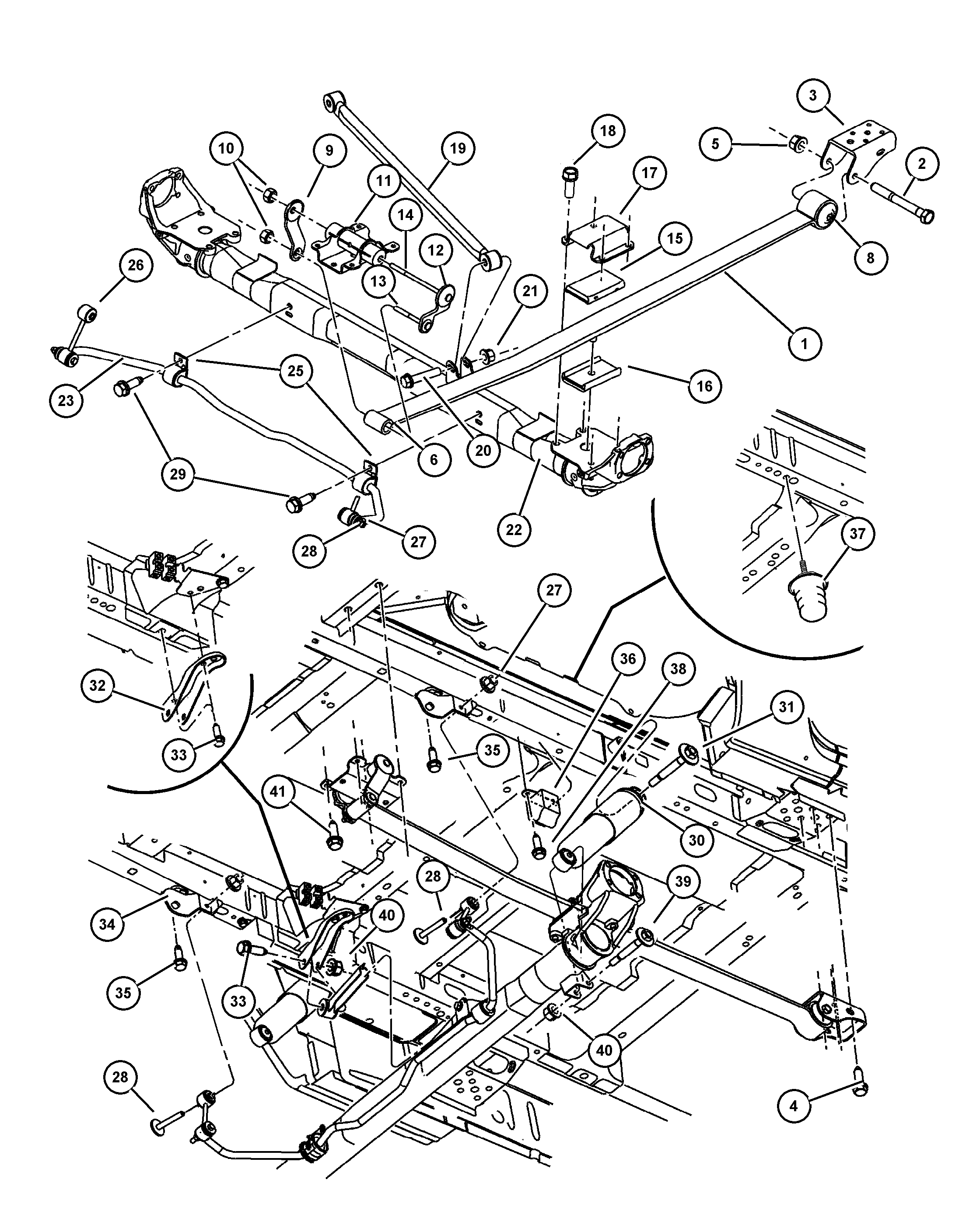 Chrysler 4743 222AA - Amortizor aaoparts.ro