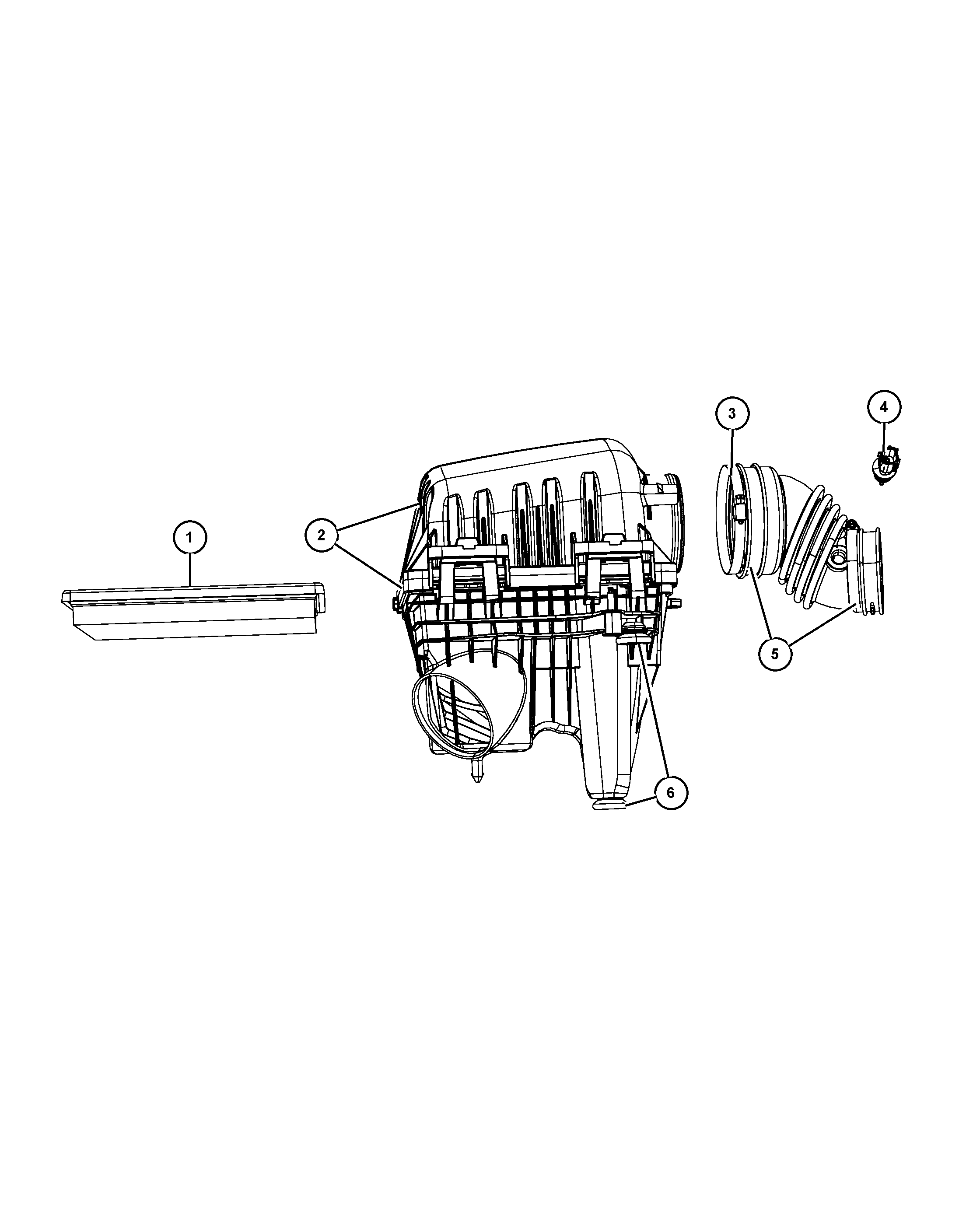 FCA 4891 713AA - Filtru aer aaoparts.ro
