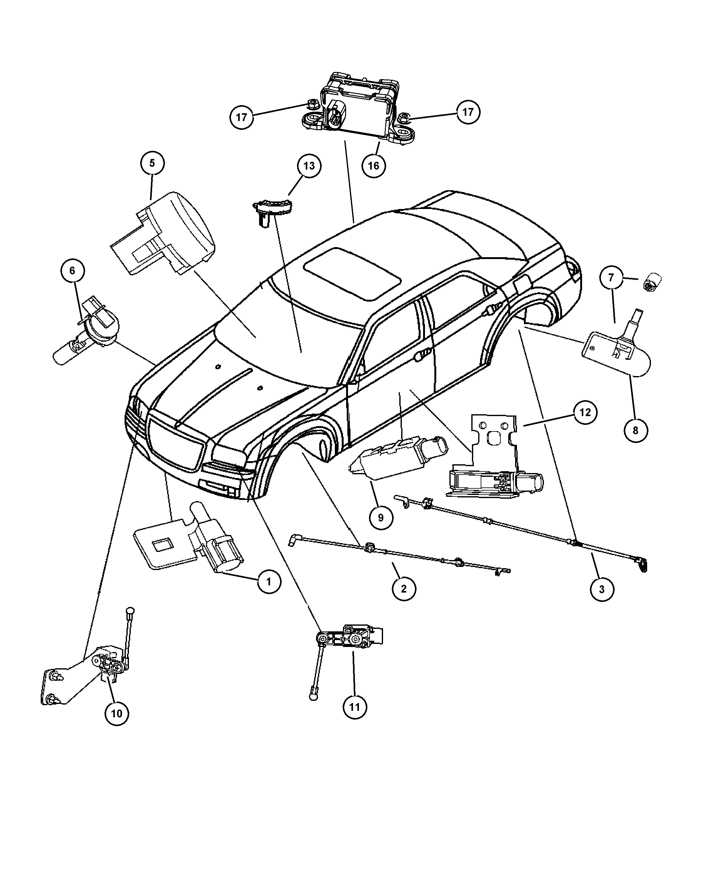 Chrysler 4779 244AC - Senzor,turatie roata aaoparts.ro