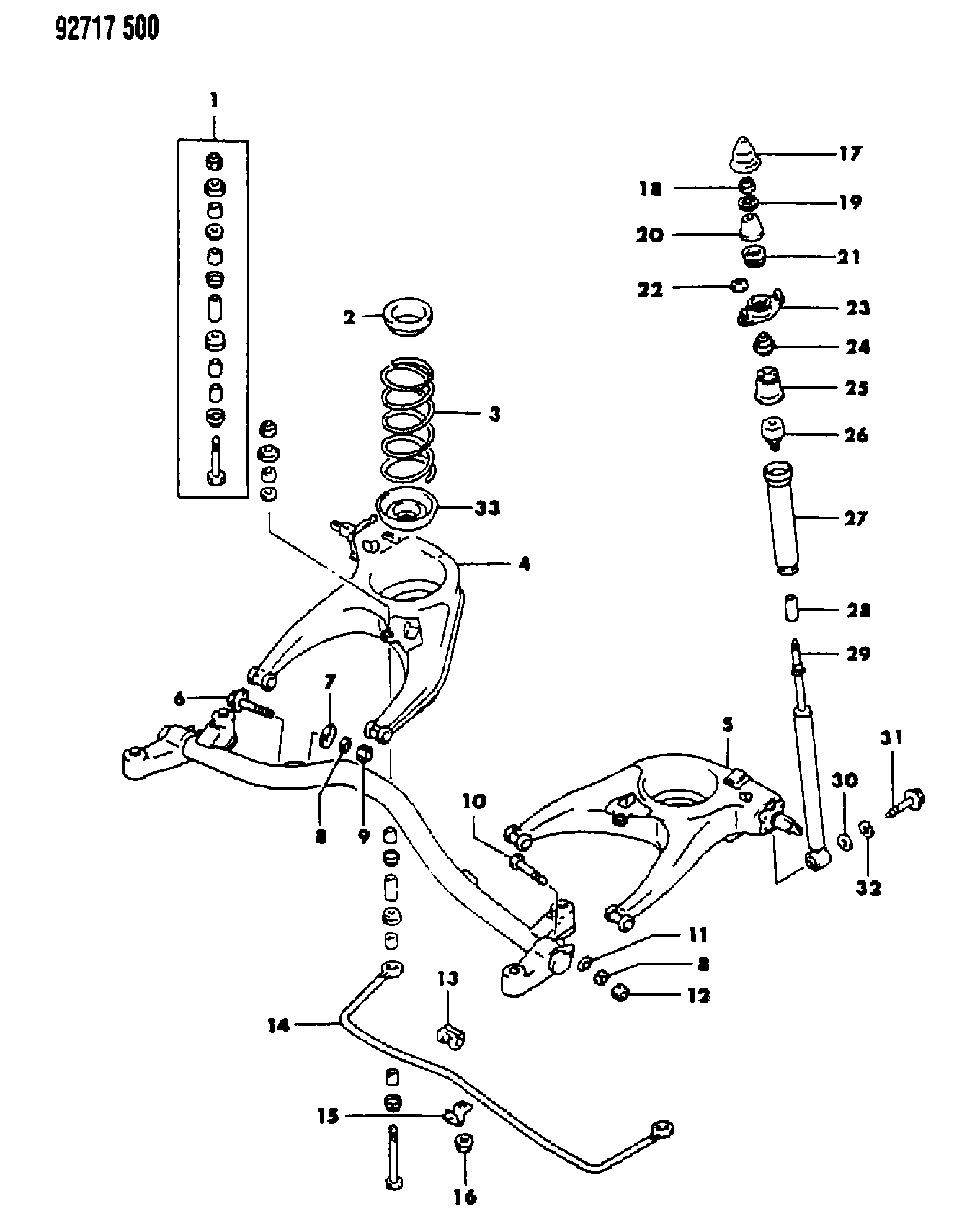 Mitsubishi MB83 1559 - Brat / bieleta suspensie, stabilizator aaoparts.ro