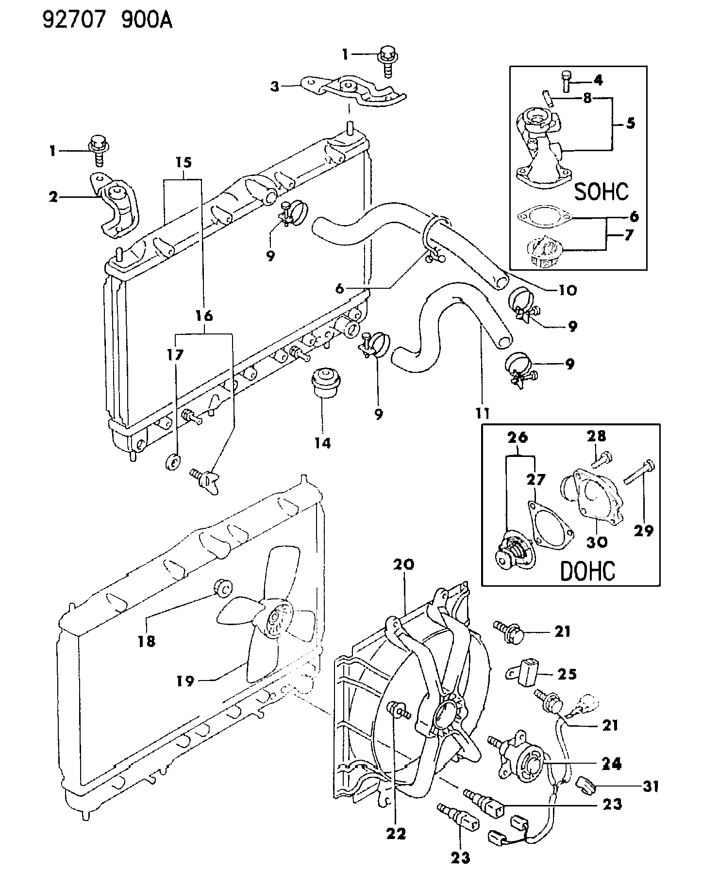 GM MD99 7680 - Termostat,lichid racire aaoparts.ro