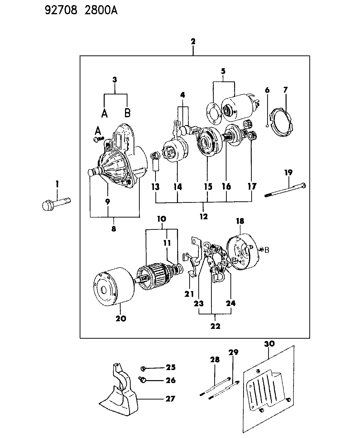 Mitsubishi MD61 1918 - Suport perii aaoparts.ro