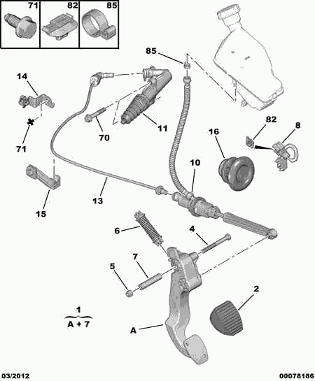 DS 2182 Z4 - Cilindru receptor ambreiaj aaoparts.ro