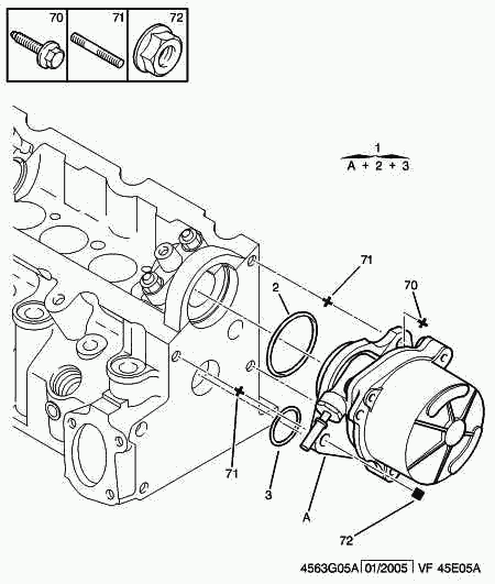 CITROËN 4565 53 - Pompa vacuum,sistem de franare aaoparts.ro