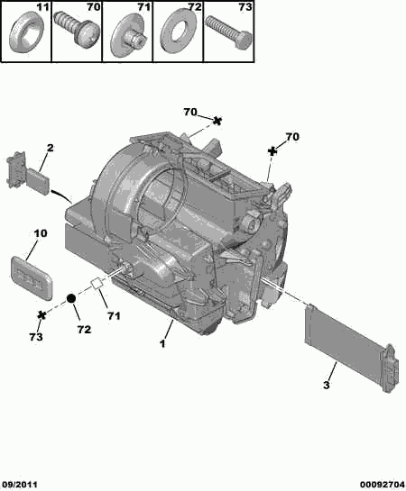 PEUGEOT 6441 Q7 - Rezistor, ventilator habitaclu aaoparts.ro