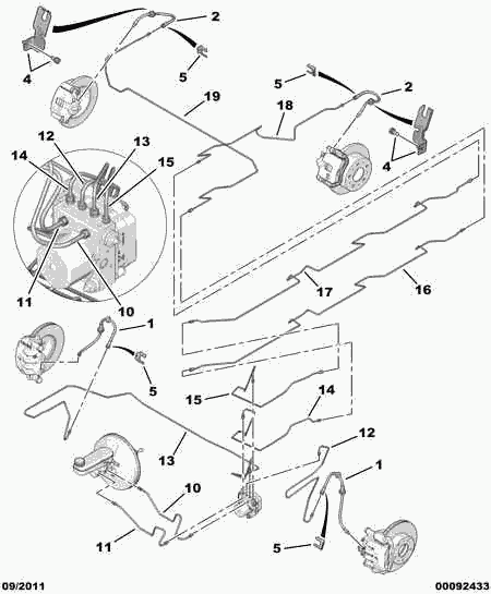 CITROËN 4806 G6 - Furtun frana aaoparts.ro