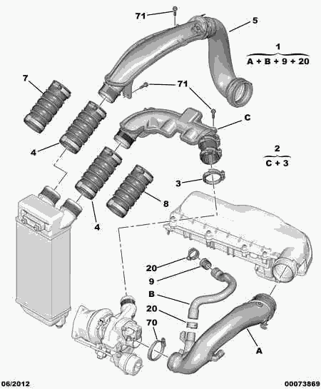 DS 1440 N4 - Furtun aer supraalimentare aaoparts.ro