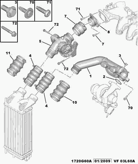 PEUGEOT 0382.EY - Furtun aer supraalimentare aaoparts.ro