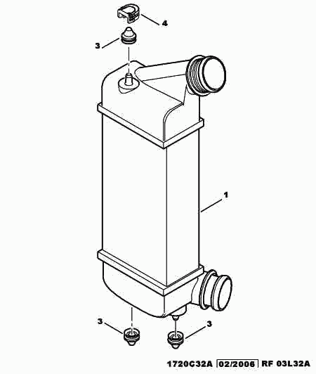 PSA 0384.N6 - Intercooler, compresor aaoparts.ro