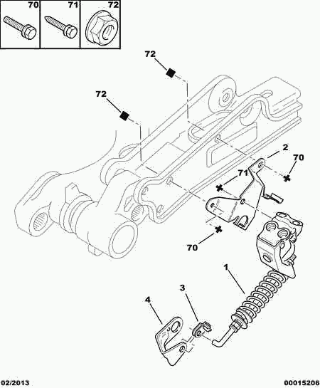 PEUGEOT 4861 84 - Regulator putere de franare aaoparts.ro