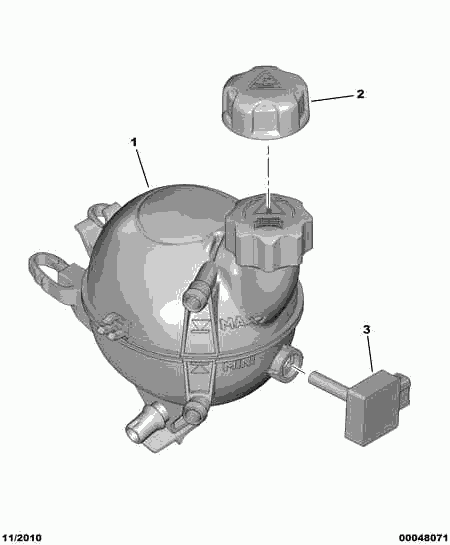 PEUGEOT 1307.YT - Vas de expansiune, racire aaoparts.ro