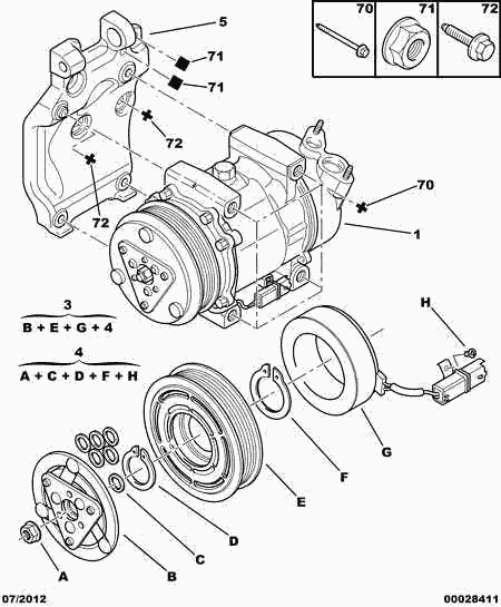 FCA 6453.QH - Compresor, climatizare aaoparts.ro