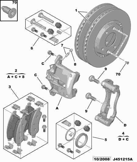 PSA 4249 16 - Disc frana aaoparts.ro