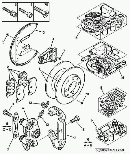 PEUGEOT 4252 74 - Set placute frana,frana disc aaoparts.ro