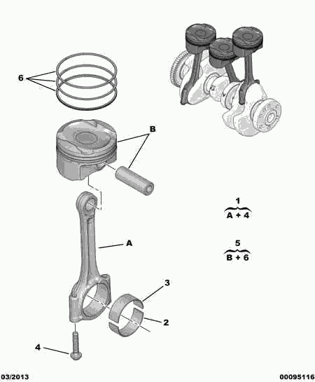 PEUGEOT (DF-PSA) 16 089 903 80 - Set segmenti piston aaoparts.ro