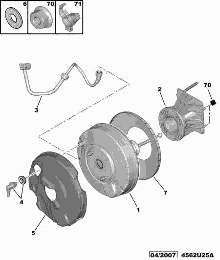 PSA 4535 AL - Amplificare frane aaoparts.ro