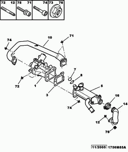 Lancia 1618 T1 - VALVE EGR aaoparts.ro