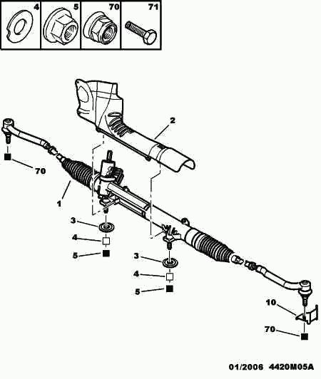 PEUGEOT 4000 SP - Brat / bieleta suspensie, stabilizator aaoparts.ro